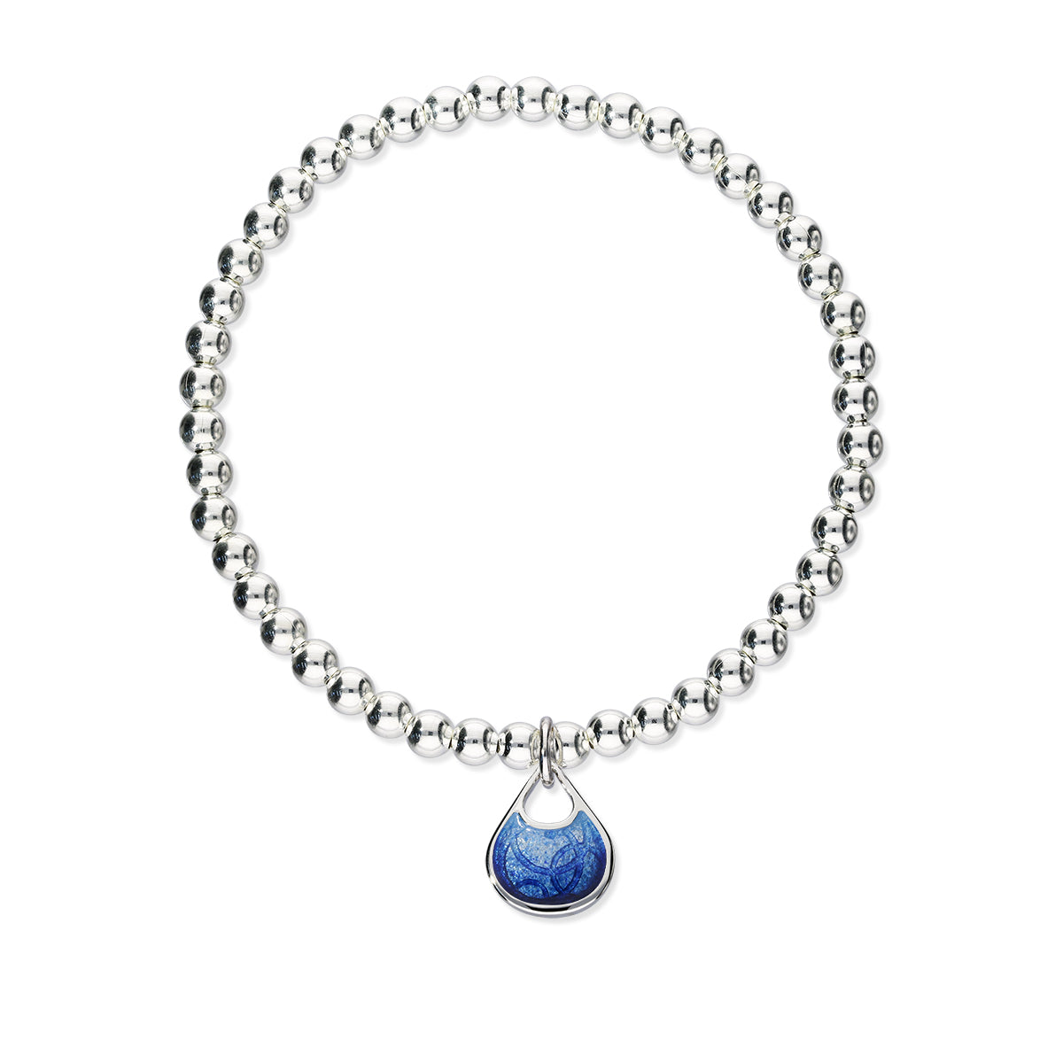 Elements Silver Stretch Enamel Bracelet SSEBL09