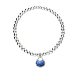 Elements Silver Stretch Enamel Bracelet SSEBL09