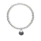 Elements Silver Stretch Enamel Bracelet SSEBL10