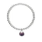 Elements Silver Stretch Enamel Bracelet SSEBL10