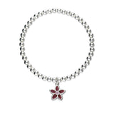Happy Valley Silver Stretch Enamel Bracelet SSEBL12