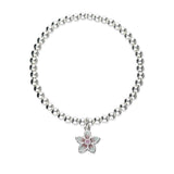 Happy Valley Silver Stretch Enamel Bracelet SSEBL12