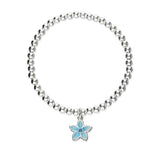 Happy Valley Silver Stretch Enamel Bracelet SSEBL12