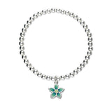 Happy Valley Silver Stretch Enamel Bracelet SSEBL12