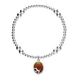 Georgia Allan Silver Stretch Enamel Bracelet SSEBL01