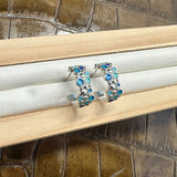 Dröfn Enamel Hoop Earrings EE653