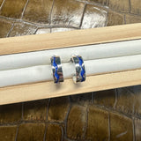 Simply Stylish Enamel Hoop Earrings EE651