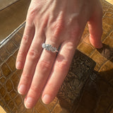 18kt White Gold Lab Grown Diamond Ring - UDR1006