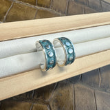 Enamel Hoop Earrings EE657