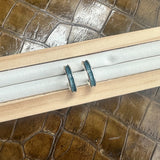 Enamel Hoop Earrings EE658