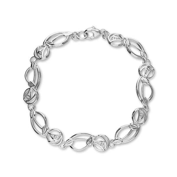 Charles Rennie Mackintosh Silver Bracelet BL251