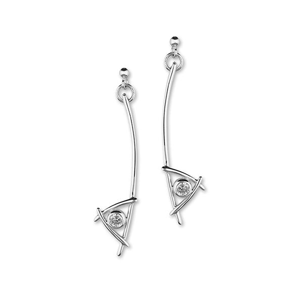 Cherish Silver Earrings CE443 Cubic Zirconia