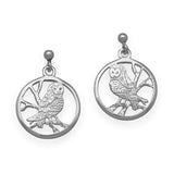 Nature In Flight Silver Earrings E117