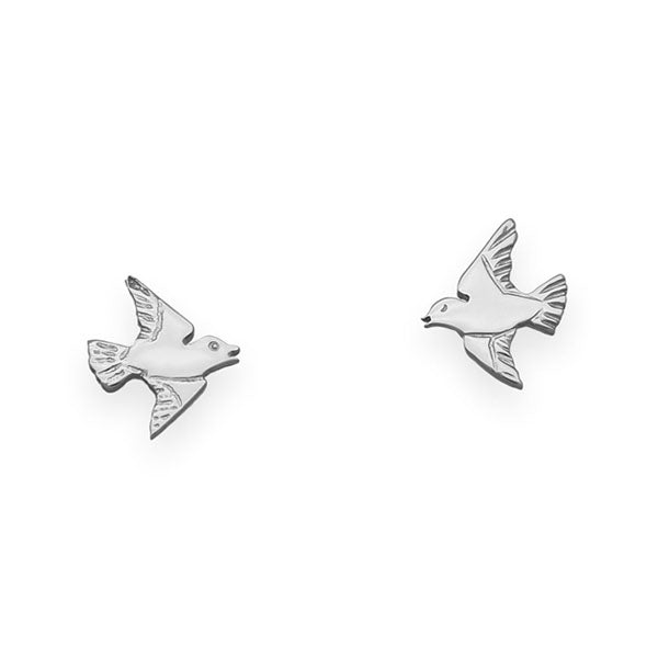 Nature In Flight Silver Earrings E148
