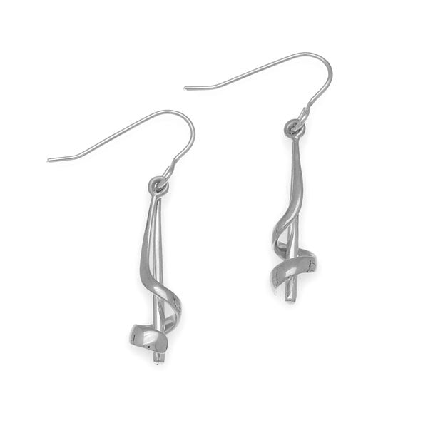 Twist & Shout Silver Earrings E1726