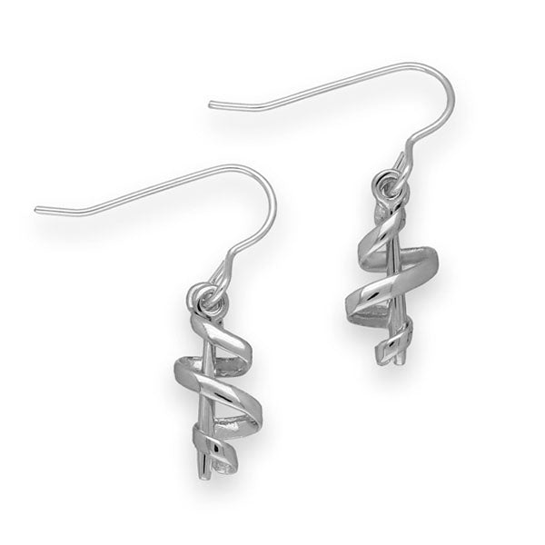 Twist & Shout Silver Earrings E1729