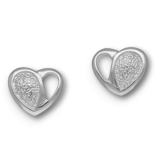 Hearts Silver Earrings E1746