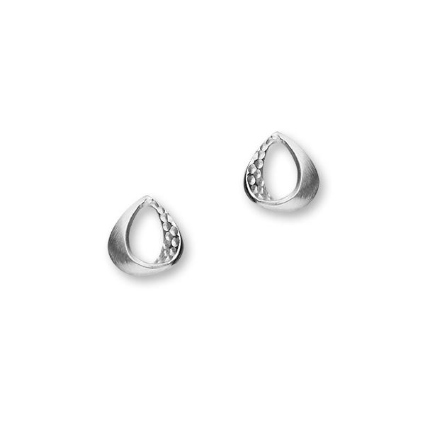 Trendy Twirls Sterling Silver Stud Earrings, E1814