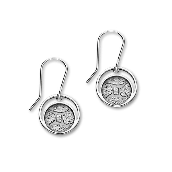 Zodiac Silver Earrings E1835 Gemini