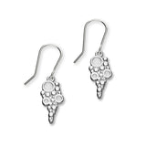 Dröfn Sterling Silver Drop Earrings, E1956