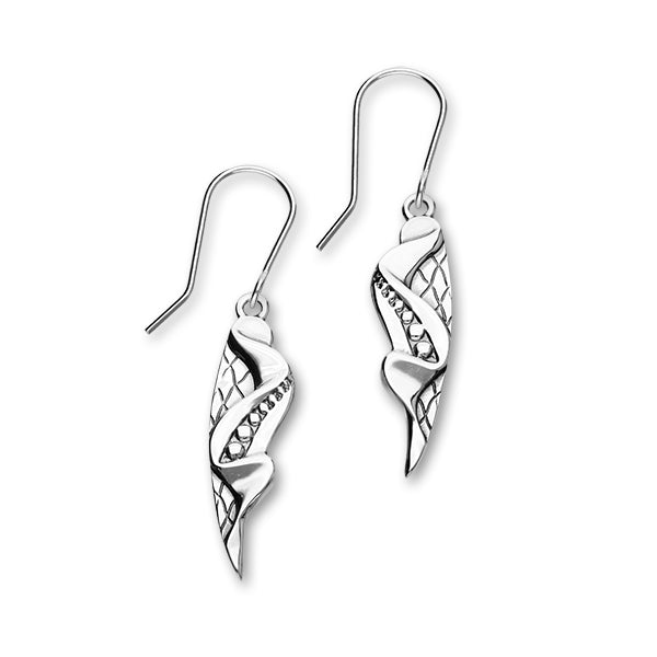 Sterling Silver Ran Collection Drop Earring E1957