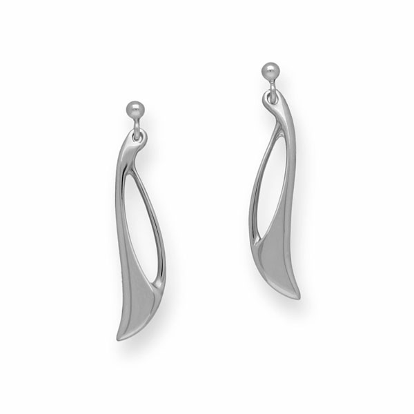 Simply Stylish Silver Earrings E290