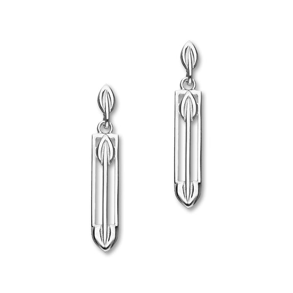 Charles Rennie Mackintosh Silver Earrings E621