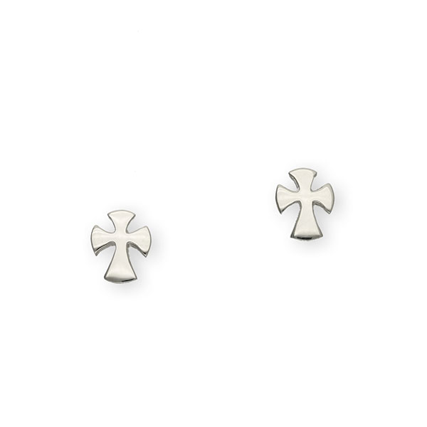 Crosses Silver Earrings E67