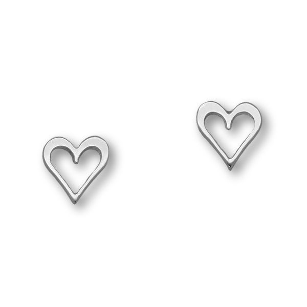 Hearts Silver Earrings E70