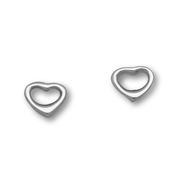 Hearts Silver Earrings E885