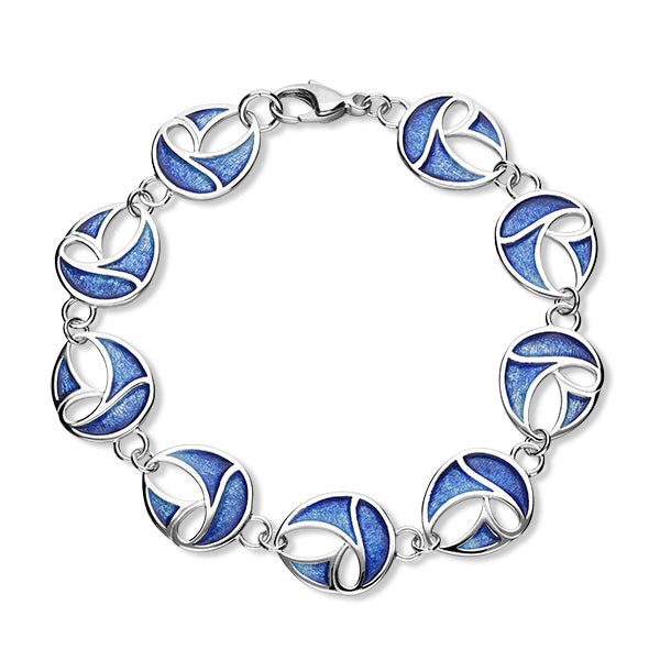 Sail Away Silver Bracelet EBL95
