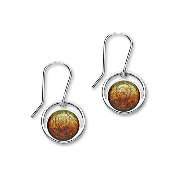 Zodiac Silver Earrings EE572 Leo