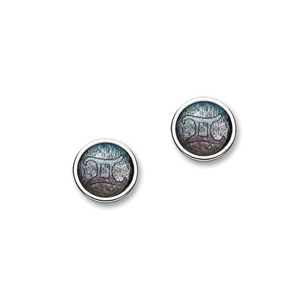 Zodiac Silver Earrings EE577 Gemini