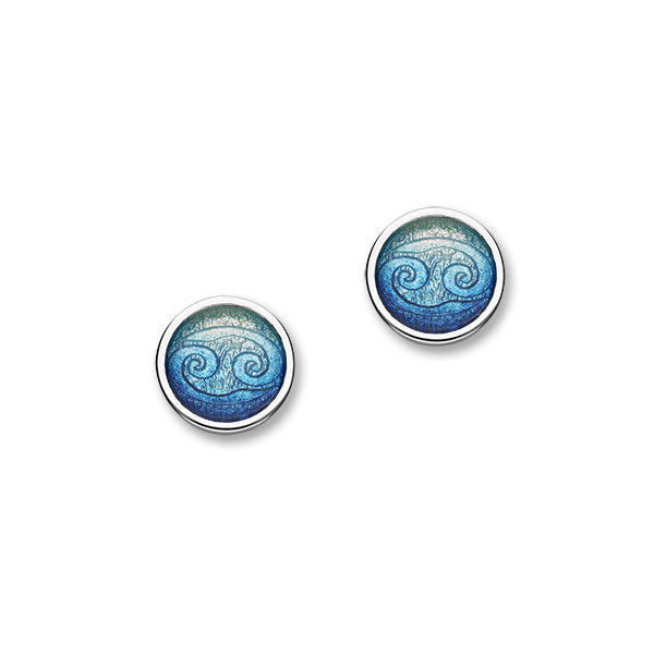Zodiac Silver Earrings EE586 Cancer