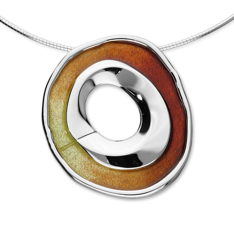Maeshowe Enamel and Sterling Silver Pendant HIS EP489