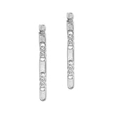 Celtic Knot Sterling Silver Long Drop Earrings, E776
