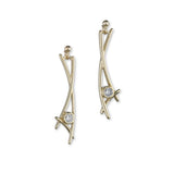 Cherish 9ct Yellow Gold Earrings GDE120 Diamond