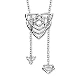 Celtic Generations Silver Necklet N395