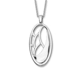 Trendy Twirls Silver Pendant P1104