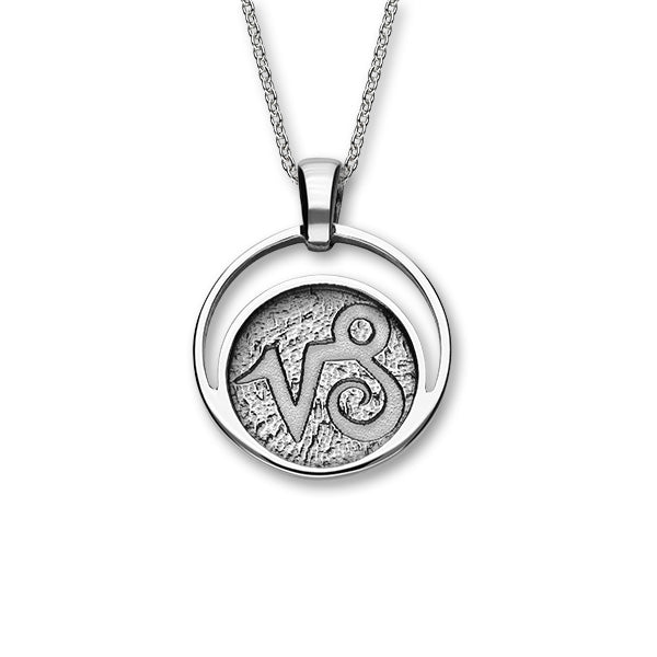 Zodiac Silver Pendant P1173 Capricorn