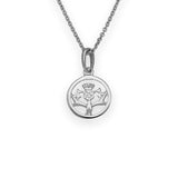 Thistle Silver Pendant P345