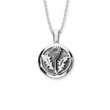 Thistle Silver Pendant P594