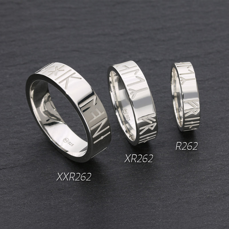 Runic Silver Ring R262