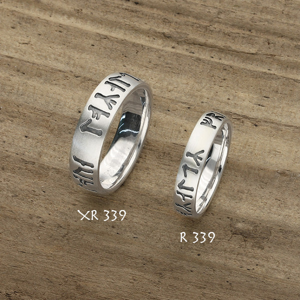 Runic Silver Ring XR339