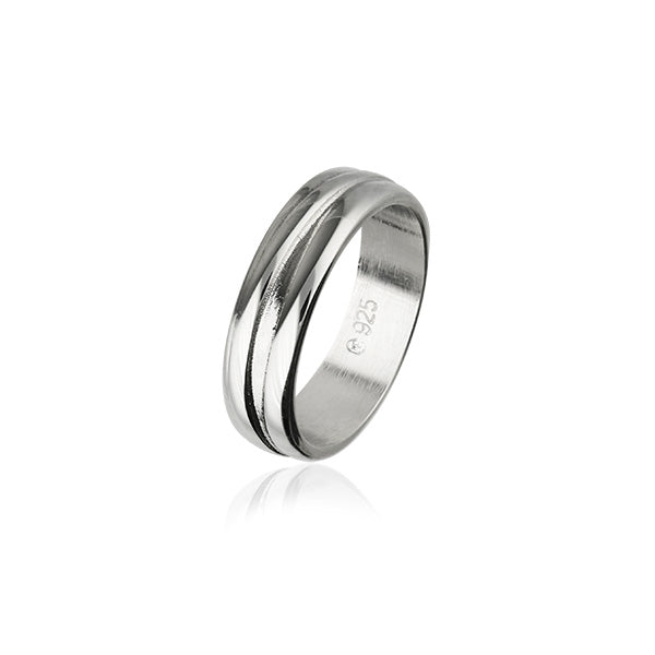 Simply Stylish Silver Ring R392
