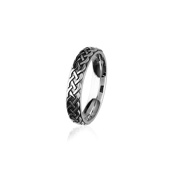 Celtic Silver Ring R402