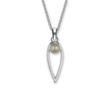 June Birthstone Silver Pendant SP277