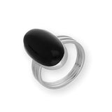 Retro Silver Ring SR124 Onyx